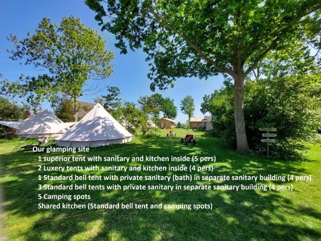 Bell Tent Glamping Essenhof Aagtekerke Exterior foto